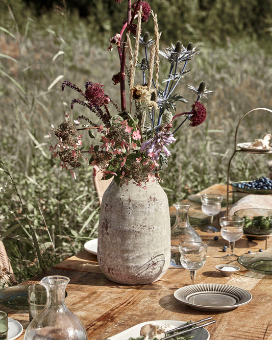 rustic beige vase.